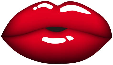 cartoon character with big red lips|red lips transparent.